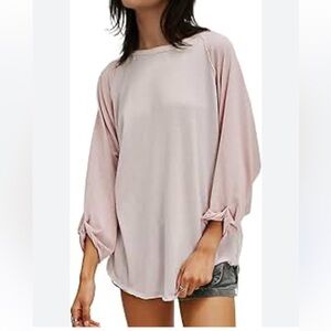 We The Free Mauve Long Sleeve Top